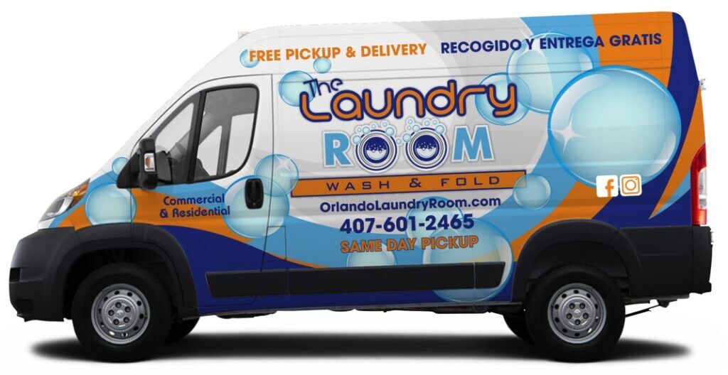 Laundry pick up and delivery service 